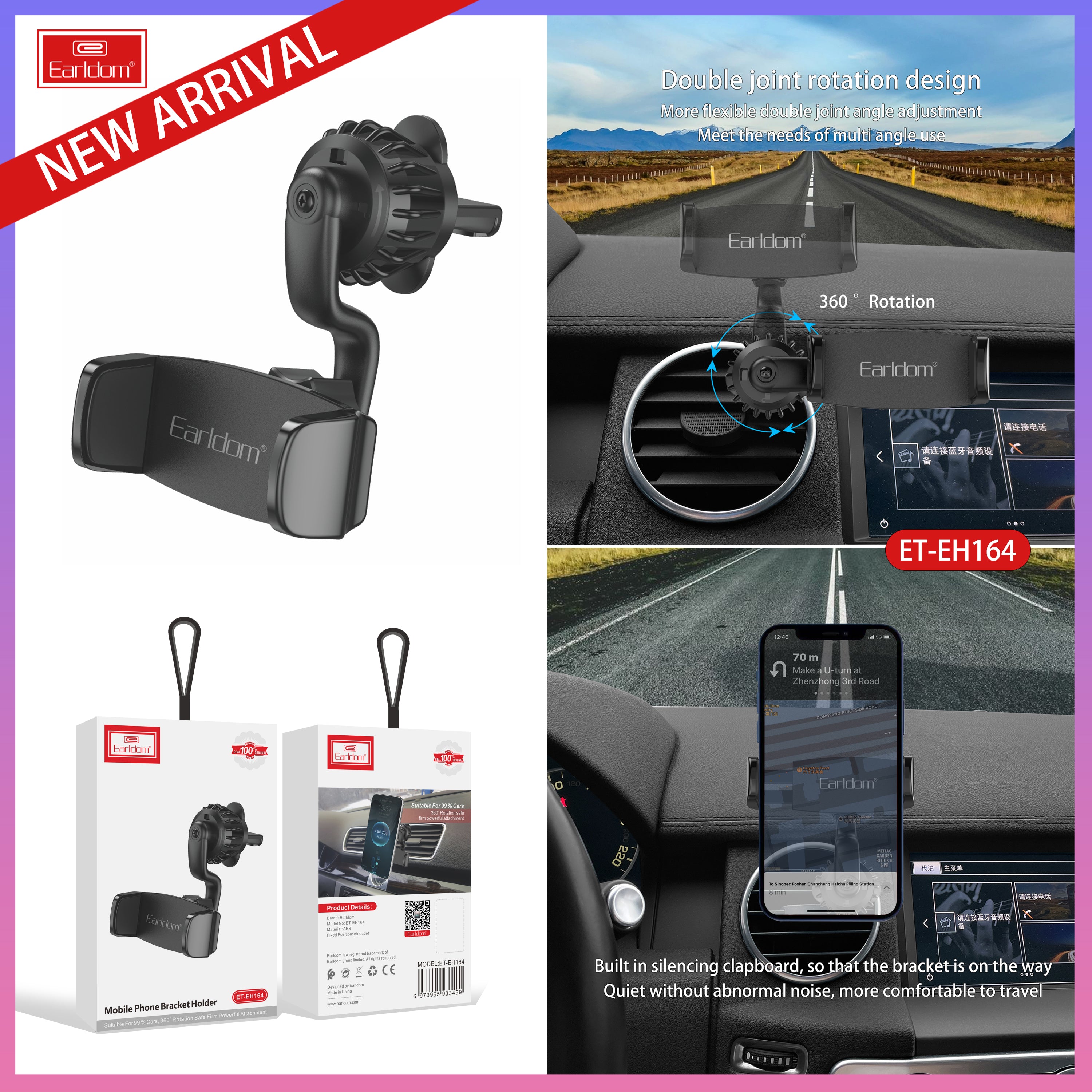 Safety air Vent Mobile phone car holder Safety air Vent Mobile phone car holder